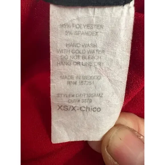 Fashion Nova Red Sheath Dress XS/x chico - Picture 4 of 6